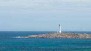 The lighthouse on Cape Leeuwin which is the southwestern tip of Australia - where the Southern Ocean meets the Indian Ocean.