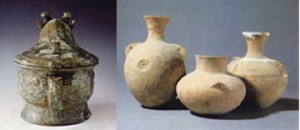 Ancient Chinese wine vases
