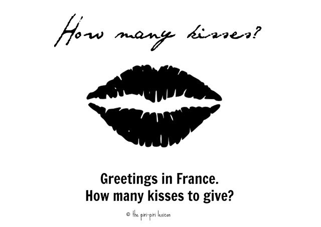 Air kissing in France, and a few other tidbits