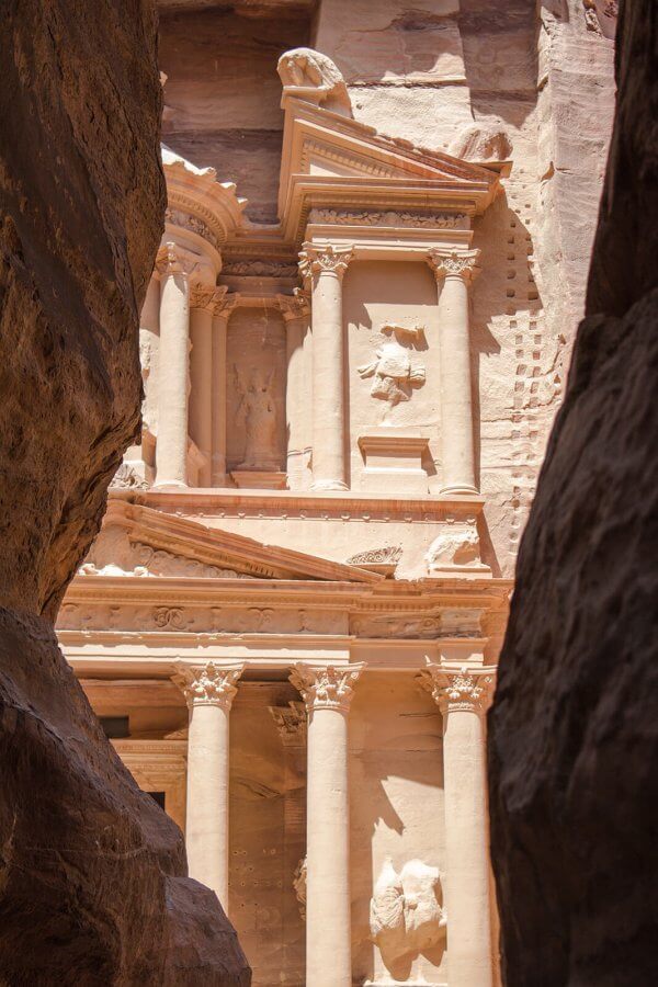 Walking through the narrow passageways of Petra in Jordan is unlike any other destination that we have ever visited